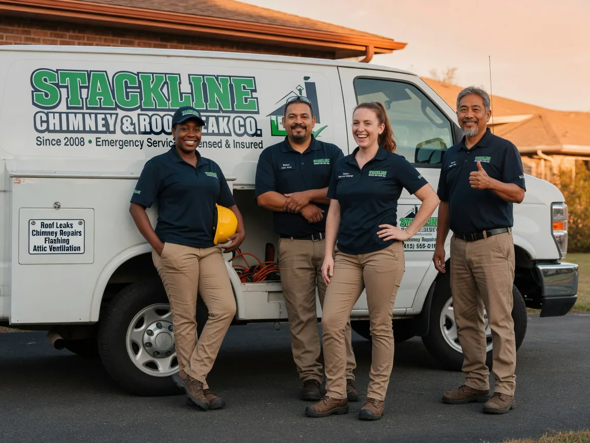 Chimney flashing repair company in Swoope, VA
